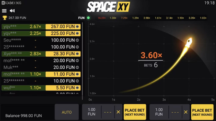 Слот SpaceXY: играть на реальные деньги